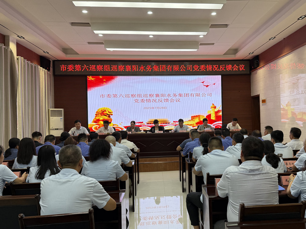 市委第六巡察組向襄陽水務(wù)集團有限公司黨委反饋巡察情況